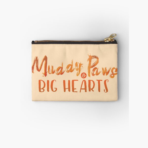 Item preview, Muddy paws and big hearts (Orange) designed and sold by Thoughtscrawl.