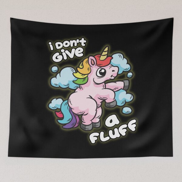 Item preview, i dont't give a Fluff Unicorn designed and sold by Moonpie90.