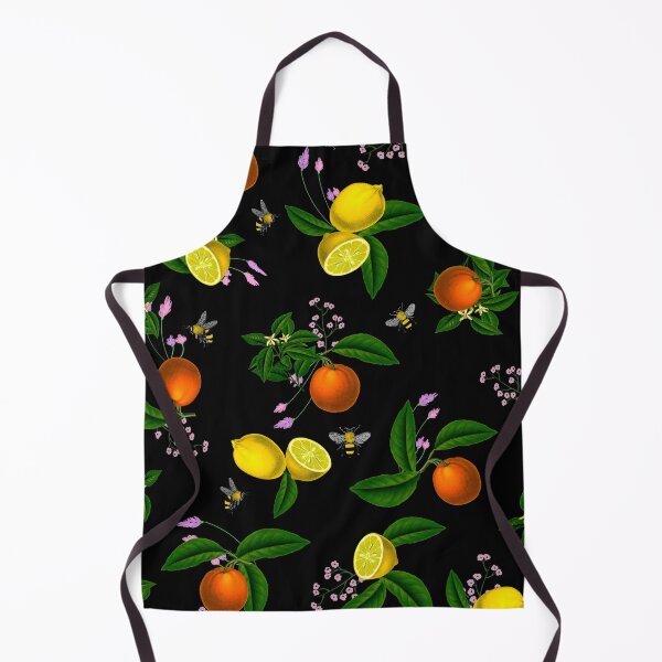 Item preview, Citrus,floral,oranges,lemons,bees,summer pattern designed and sold by MariaMarinova.