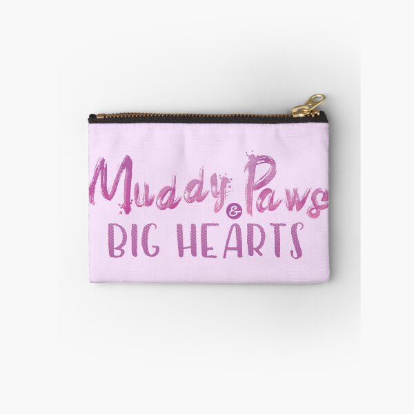 Item preview, Muddy paws and big hearts (Pink) designed and sold by Thoughtscrawl.