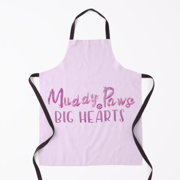 Item preview, Muddy paws and big hearts (Pink) designed and sold by Thoughtscrawl.