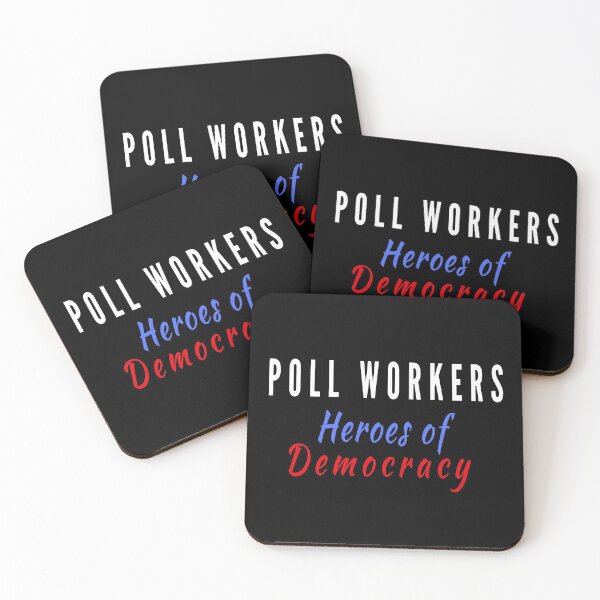 Item preview, Poll Workers-Heroes of Democracy-Georgia Election Workers designed and sold by Spiritualish.