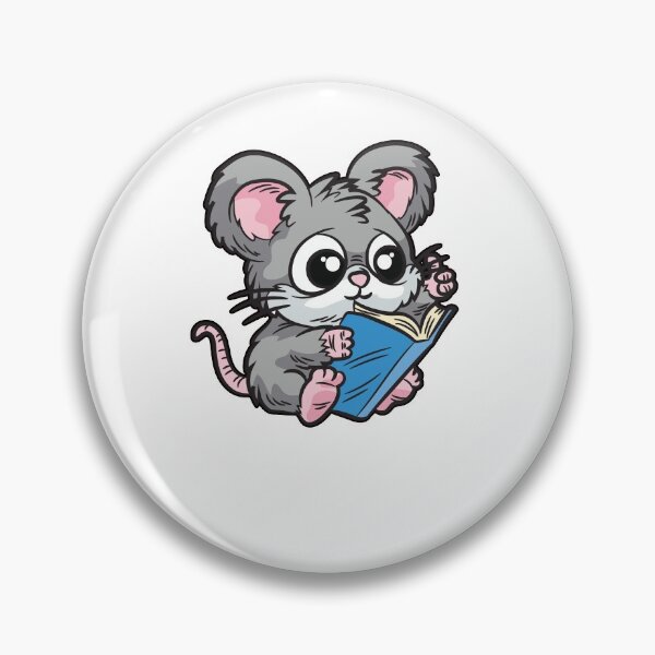 Item preview, Just One More Page Reading Mouse designed and sold by Moonpie90.