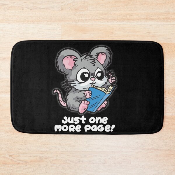 Item preview, Just One More Page Reading Mouse designed and sold by Moonpie90.