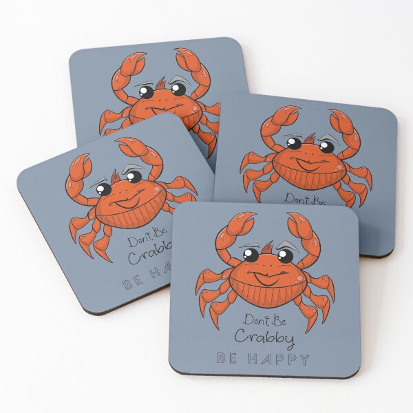 Item preview, Don’t Be Crabby Be Happy designed and sold by creationbymilan.