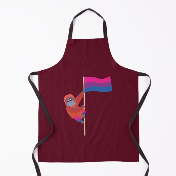 Item preview, Bisexual Pride Cute Sparkly Orangutan designed and sold by twicetrader.