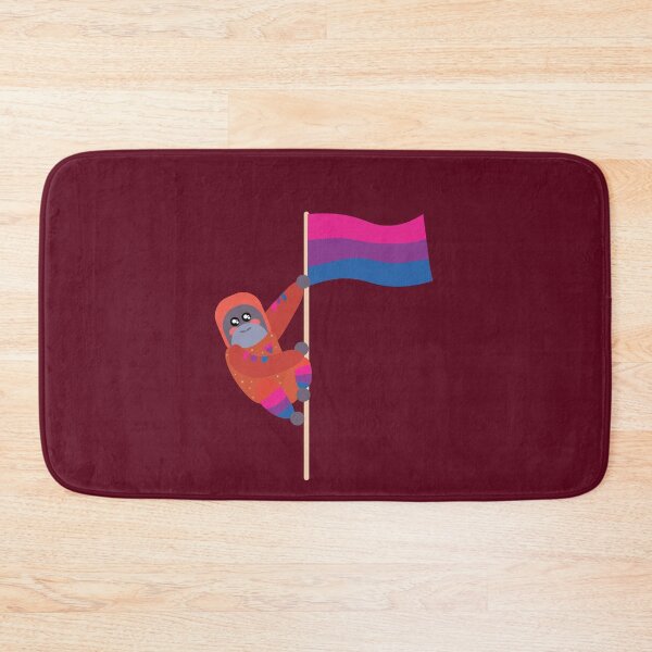 Item preview, Bisexual Pride Cute Sparkly Orangutan  designed and sold by twicetrader.