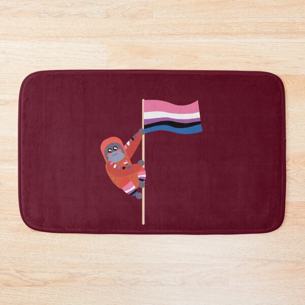 Item preview, Genderfluid pride Cute Sparkly Orangutan  designed and sold by twicetrader.