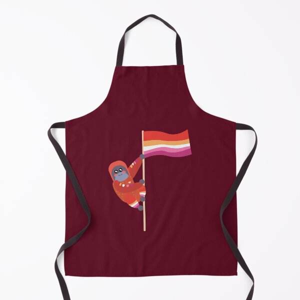 Item preview, Lesbian Pride Cute Sparkly Orangutan designed and sold by twicetrader.