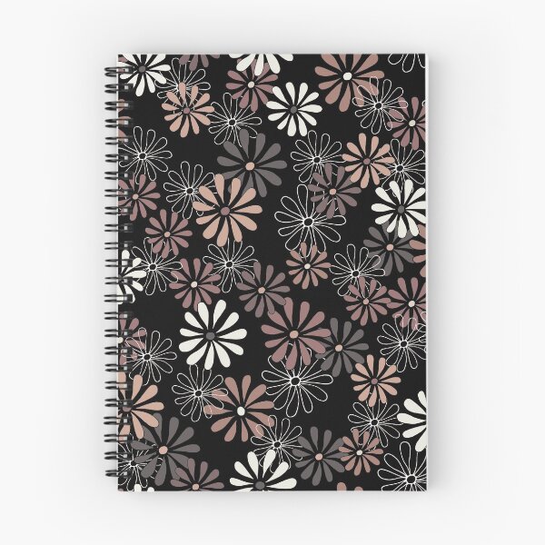 Item preview, Daisies in Tan, Mocha, Grey, and White designed and sold by Diane Warren.