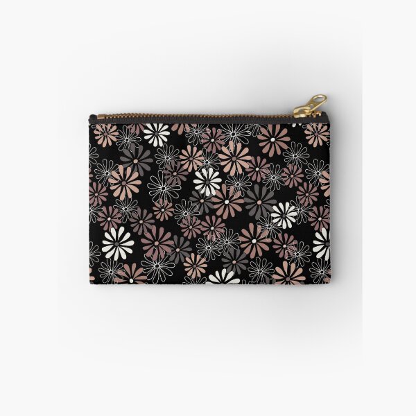 Item preview, Daisies in Tan, Mocha, Grey, and White designed and sold by Diane Warren.