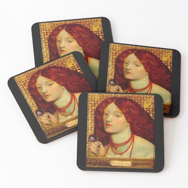 Item preview, Regina Cordium be Dante Gabriel Rossetti designed and sold by The Mysterious Domain Alyne Whiteswan Fine Art Prints and Merch.