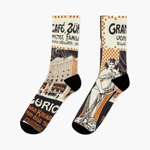 Item preview, retro zurich grand cafe zurcherhof designed and sold by CorasPosters.