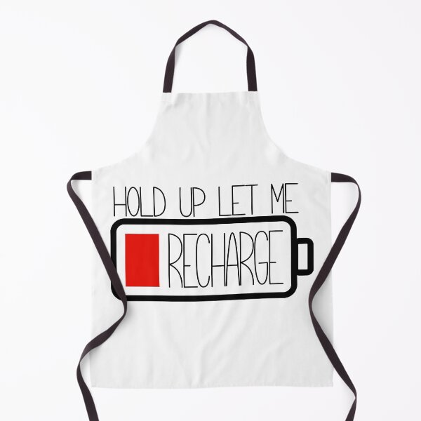 Item preview, Hold Up Let Me Recharge designed and sold by QuinnRamsay.