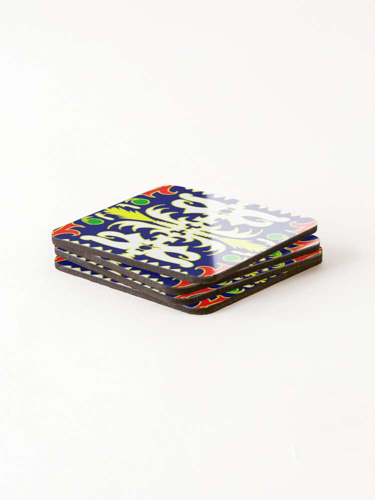Thumbnail 4 of 5, Coasters (Set of 4), Tribes Pattern  designed and sold by Yeaha.
