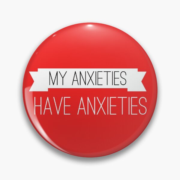 Item preview, My anxieties have anxieties (black+wht text) designed and sold by HamiltonmagicTs.