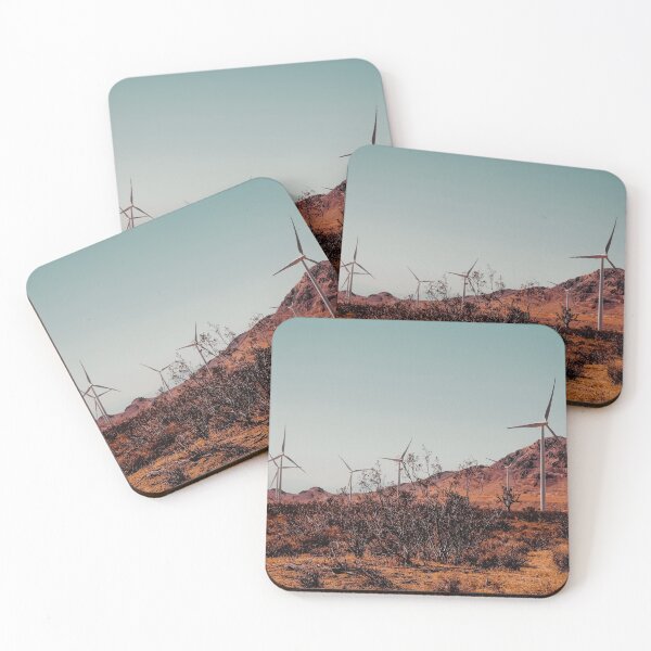 Item preview, Wind turbine and desert view at Kern County California USA designed and sold by Mrvell.