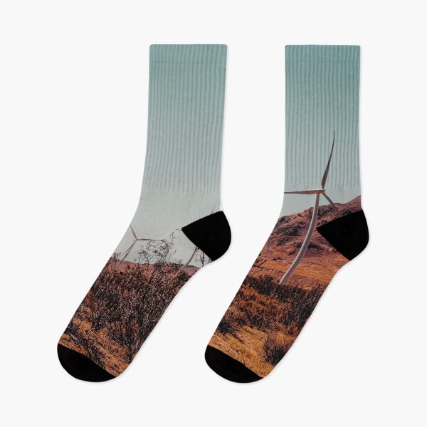 Item preview, Wind turbine and desert view at Kern County California USA designed and sold by Mrvell.