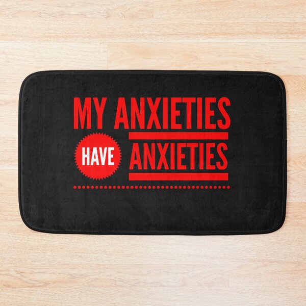 Item preview, My anxieties have anxieties (red text) designed and sold by HamiltonmagicTs.