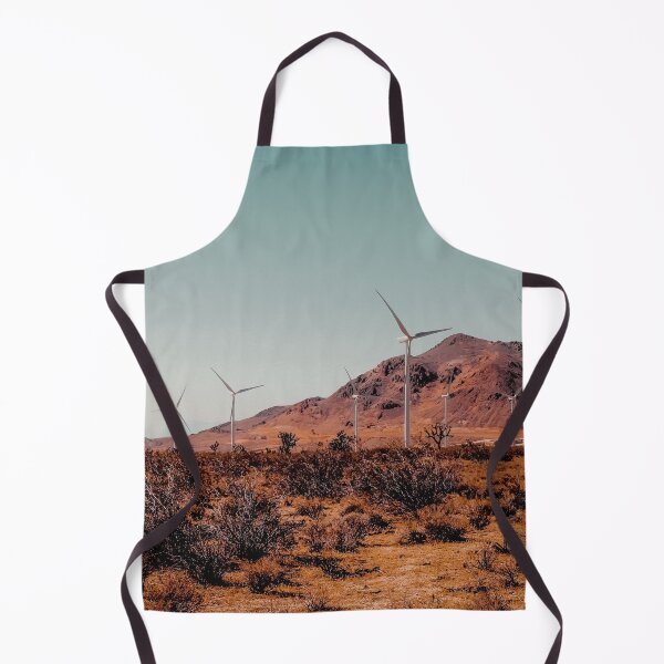 Item preview, Wind turbine in the desert with mountain view at Kern County California USA designed and sold by Mrvell.