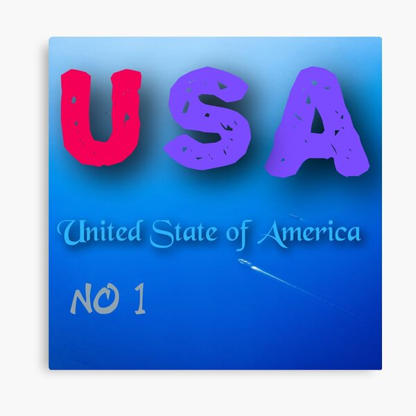 United State of America Canvas Print