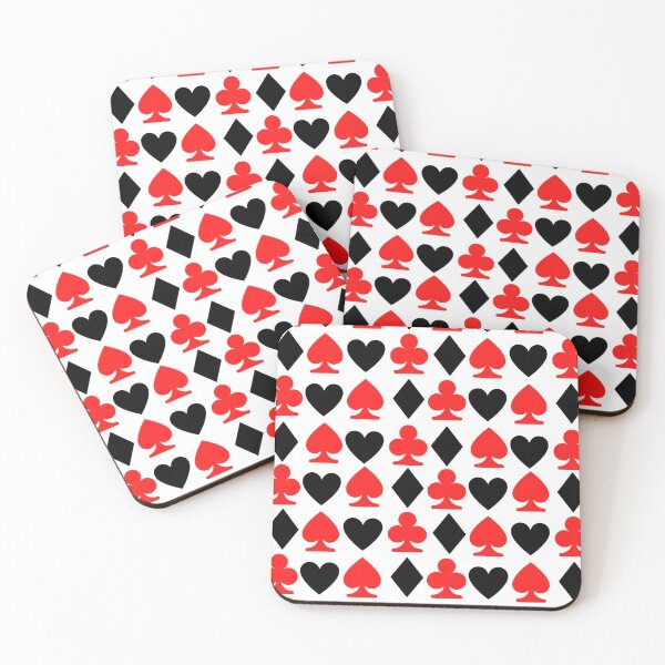 Item preview, CARD GAME PALYERS PATTERN RED AND BLACK  designed and sold by Zakaria daoudi.