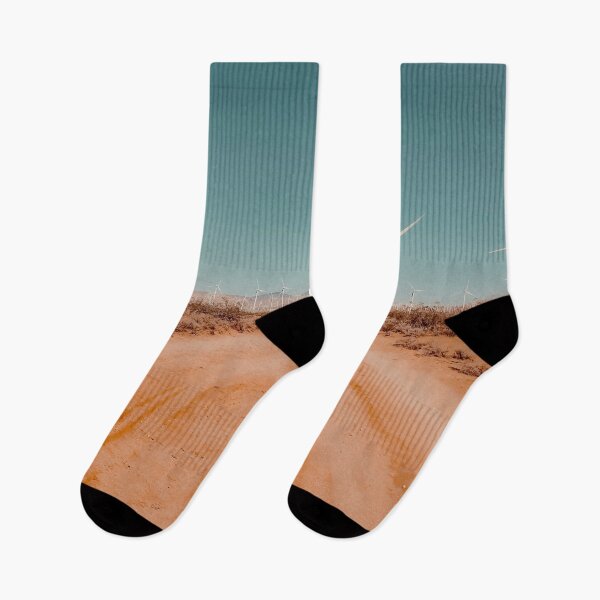 Item preview, Wind turbine in the desert with sandy road at Kern County California USA designed and sold by Mrvell.