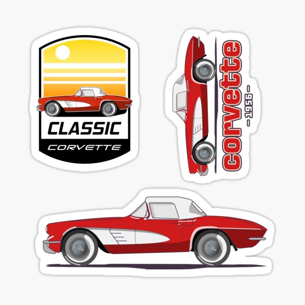Chevy Corvette 1956 Sticker