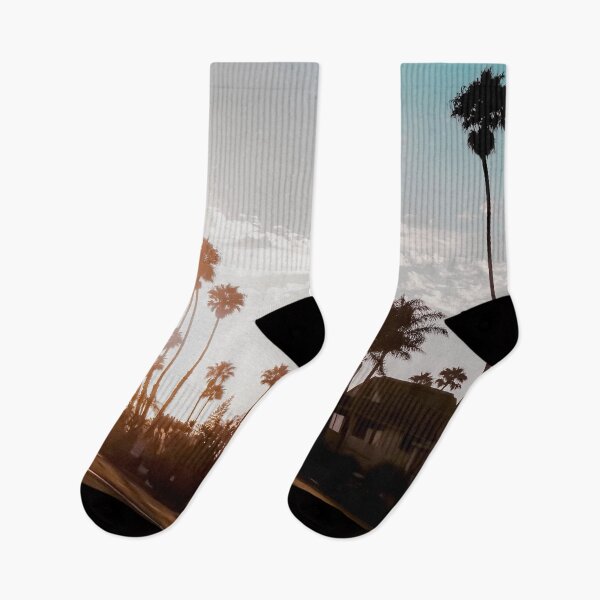Item preview, sunset sky in summer with palm tree view in California USA designed and sold by Mrvell.