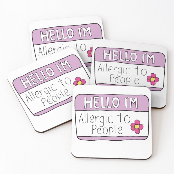 Item preview, Hello I'm allergic to people  designed and sold by Julia Oriques.