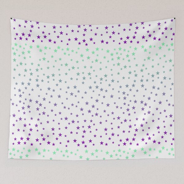 Item preview, Star Design - Teal to Purple designed and sold by mikaylawiser.