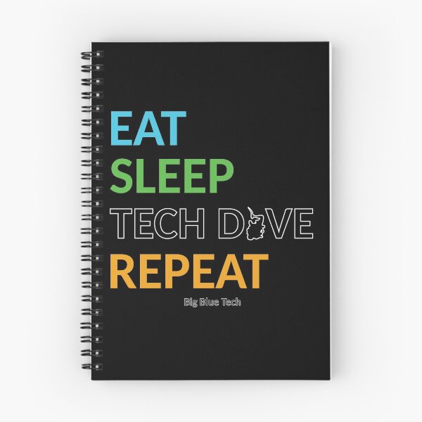 Item preview, Big Blue Tech - Eat Sleep Tech designed and sold by BigBlueDiving.