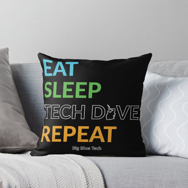 Item preview, Big Blue Tech - Eat Sleep Tech designed and sold by BigBlueDiving.