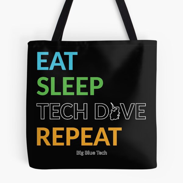 Item preview, Big Blue Tech - Eat Sleep Tech designed and sold by BigBlueDiving.