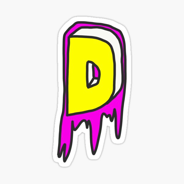 Letter D Graffiti Stickers Redbubble