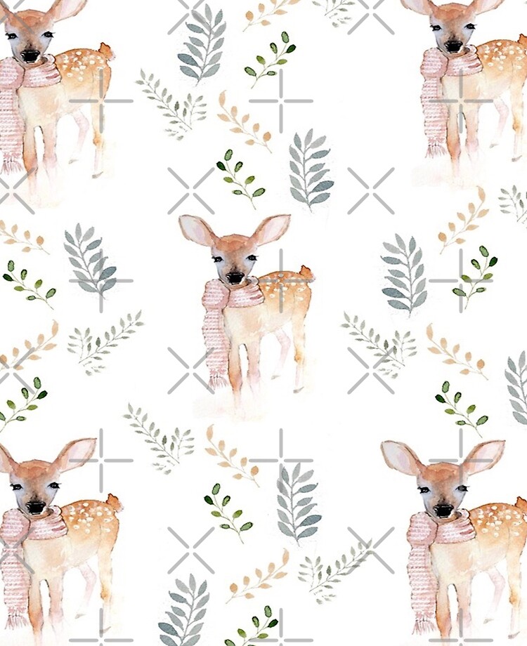 Reindeer Christmas Wrapping Paper Pattern iPad Case & Skin for