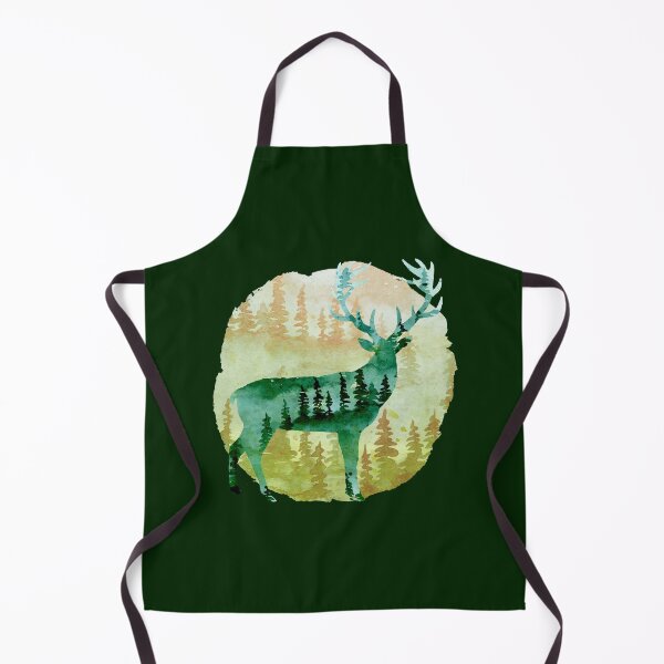 Item preview, Abstract Wild Forest Deer designed and sold by adortopia.