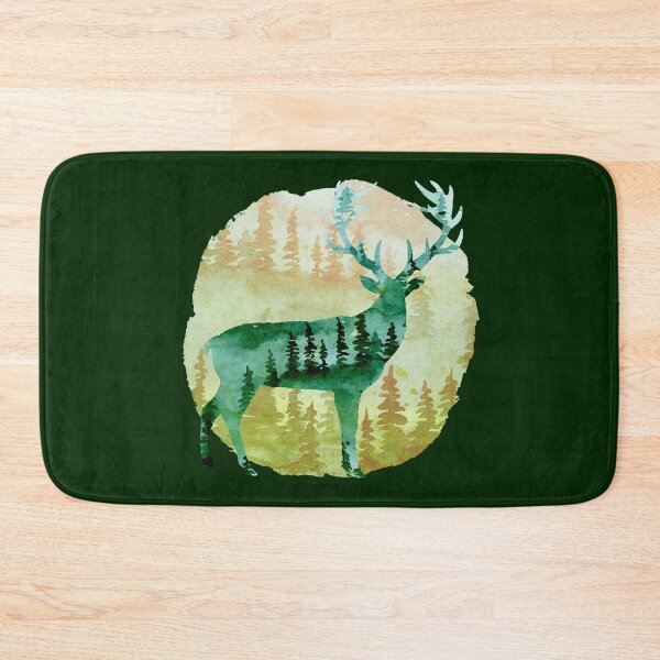 Item preview, Abstract Wild Forest Deer designed and sold by adortopia.