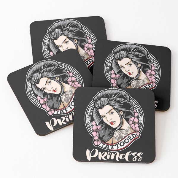 Item preview, Funny Tattooed Princess for Inked Women designed and sold by sunnym79.