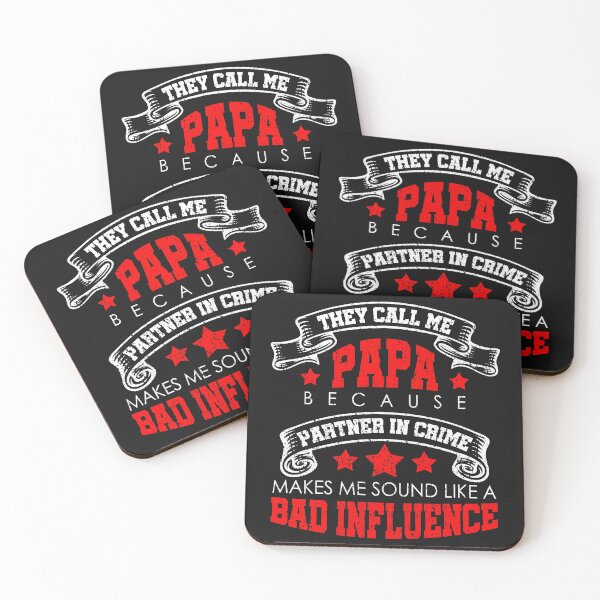 Item preview, Funny Grandpa Papa Gifts Partner in Crime designed and sold by sunnym79.