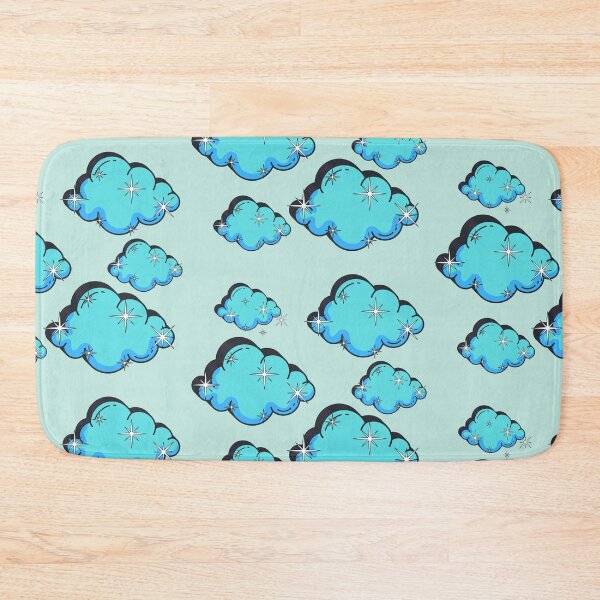 Item preview, Cute Kawaii Blue Coud shiny star designs designed and sold by LM  KawaII LLC.