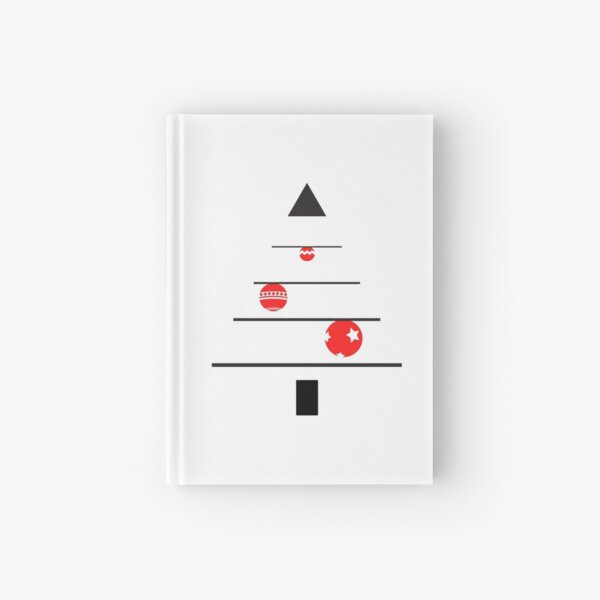 Minimalist Christmas Tree Hardcover Journal