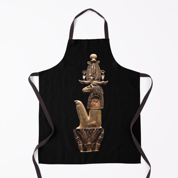 Item preview, Gold squatting figure of the god Herishef on a lotus flower designed and sold by DotorEaon.