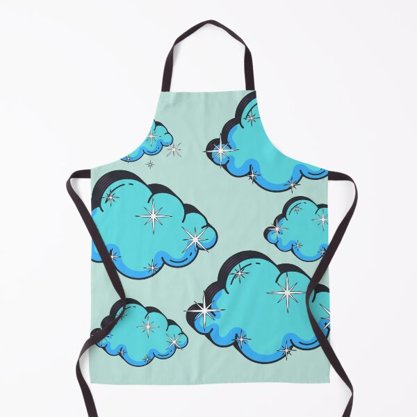 Item preview, Cute Kawaii Blue Coud shiny star designs designed and sold by LM KawaII LLC.
