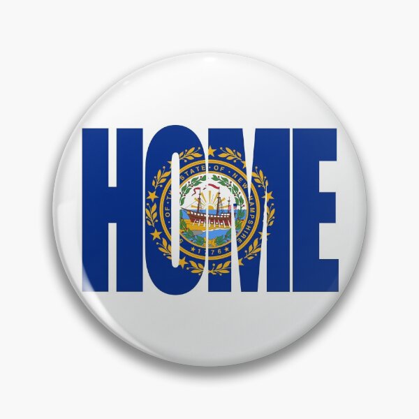 Item preview, New Hampshire Home - State Flag designed and sold by DonDota.