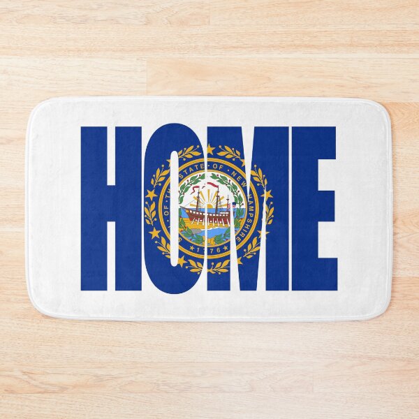 Item preview, New Hampshire Home - State Flag designed and sold by DonDota.