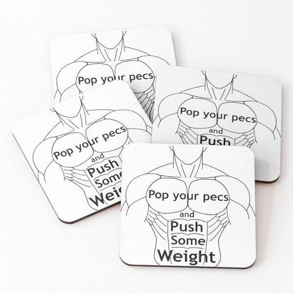 Item preview, Pop your pecs designed and sold by OberArt.