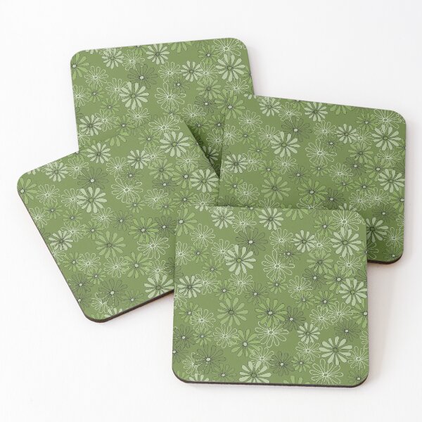 Item preview, Daisies in Shades of Green designed and sold by Diane Warren.