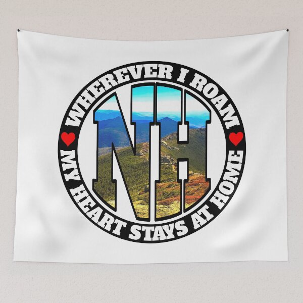 Item preview, Heart Stays Home - New Hampshire designed and sold by DonDota.