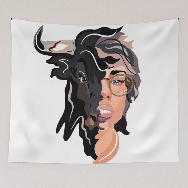 Item preview, Taurus Zodiac Woman designed and sold by gwynethstrope.